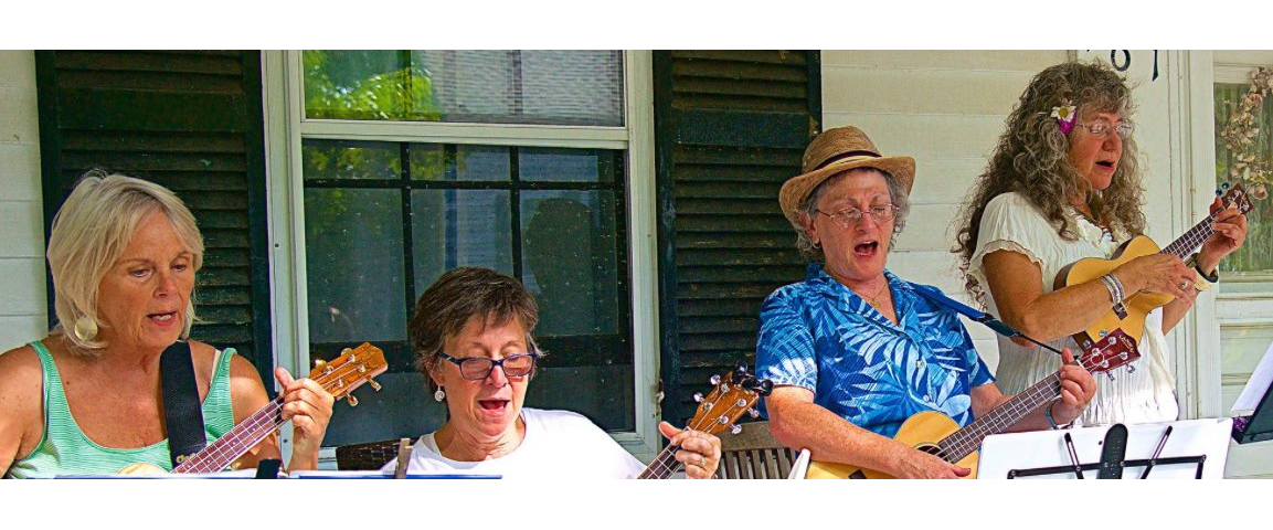 The Ukeladies at Wellfleet Porchfest 2015